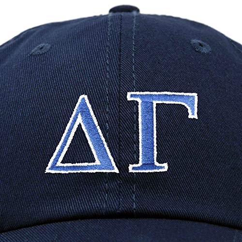 Image of DALIX Delta Gamma Sorority Hat Womens Greek Letters Embroidered Baseball Cap