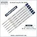 Lanier Combo Pack - 6 Pack - Schmidt 9000 M easyFLOW Parker Style Refill Blue Ink Medium Tip