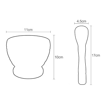 Ginger Garlic Press Set, Mini Pestle and Mortar Grinding Tool Spice Herb Pepper Crusher Grinder Food Squeezer Mixing Set for Seasonings Pestos