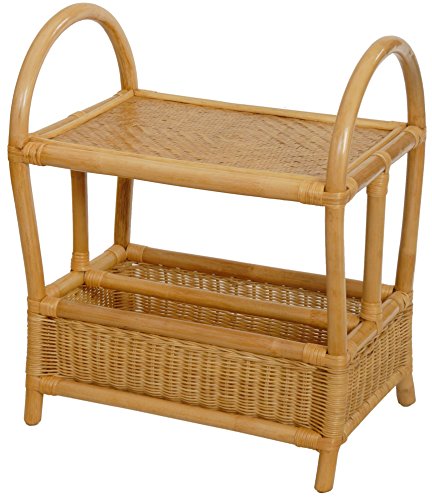 Korb-Outlet Exklusiver Zeitungsständer mit Ablage/Magazinsammler aus...