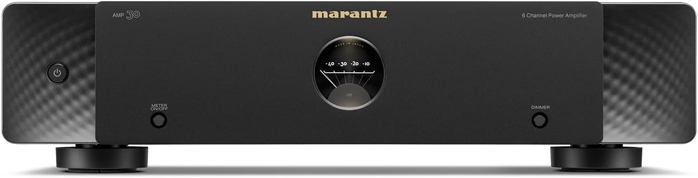 Marantz AMP 30 6-Channel Power Amplifier | 6 Channel | 200 Watts per Channel | Black