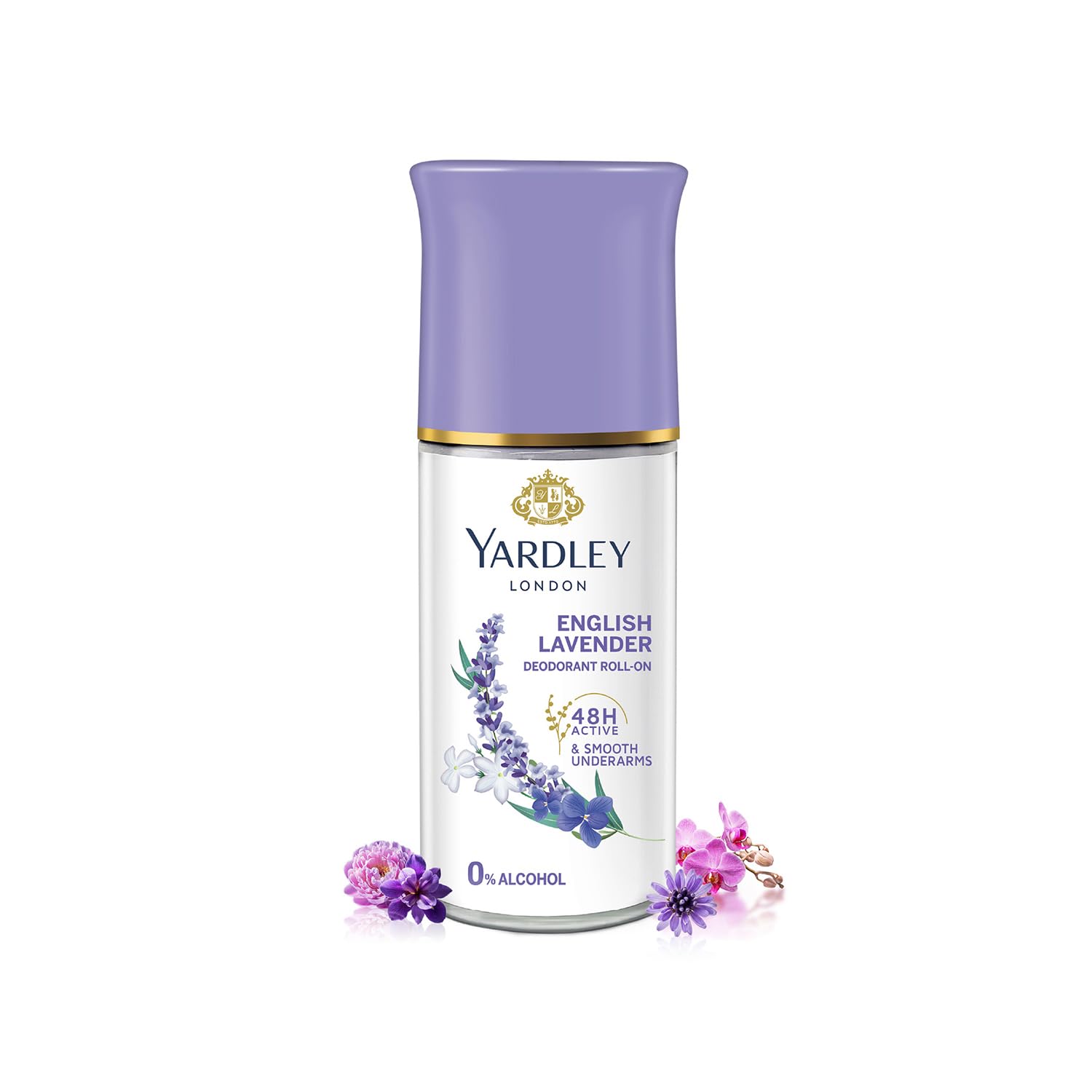 Yardley London English Lavender Deodorant Roll On Anti Perspirant For Women, 50ml