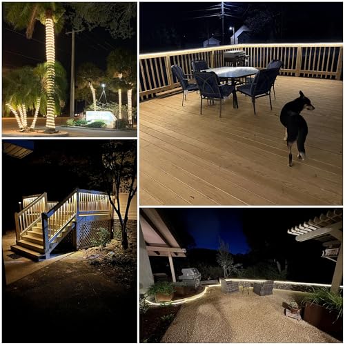 Yescom Tira LED Neón Exterior 30.48 m Luz Blanca Cálida miniatura 2