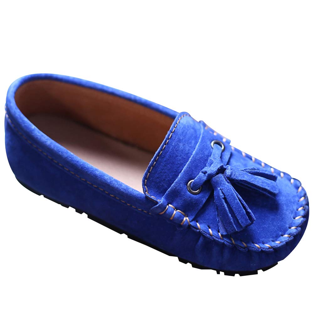 Mocasines Chicos Niño Plano Borla Cómodos Slip-on Zapatos para Niños Pequeños