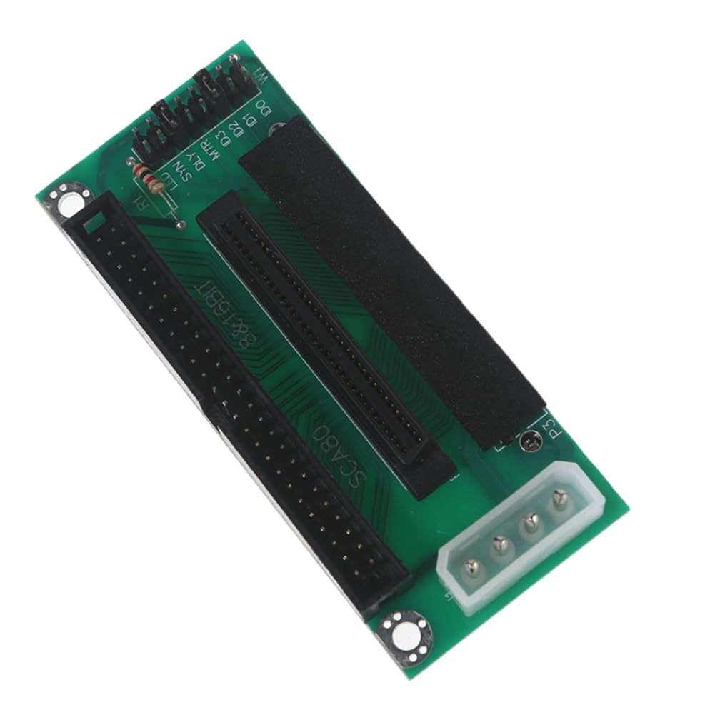 Joselin Scheda Adattatore per Trasmissione Dati SCSI 80-Pin 68-Pin 50-Pin per Mini PC