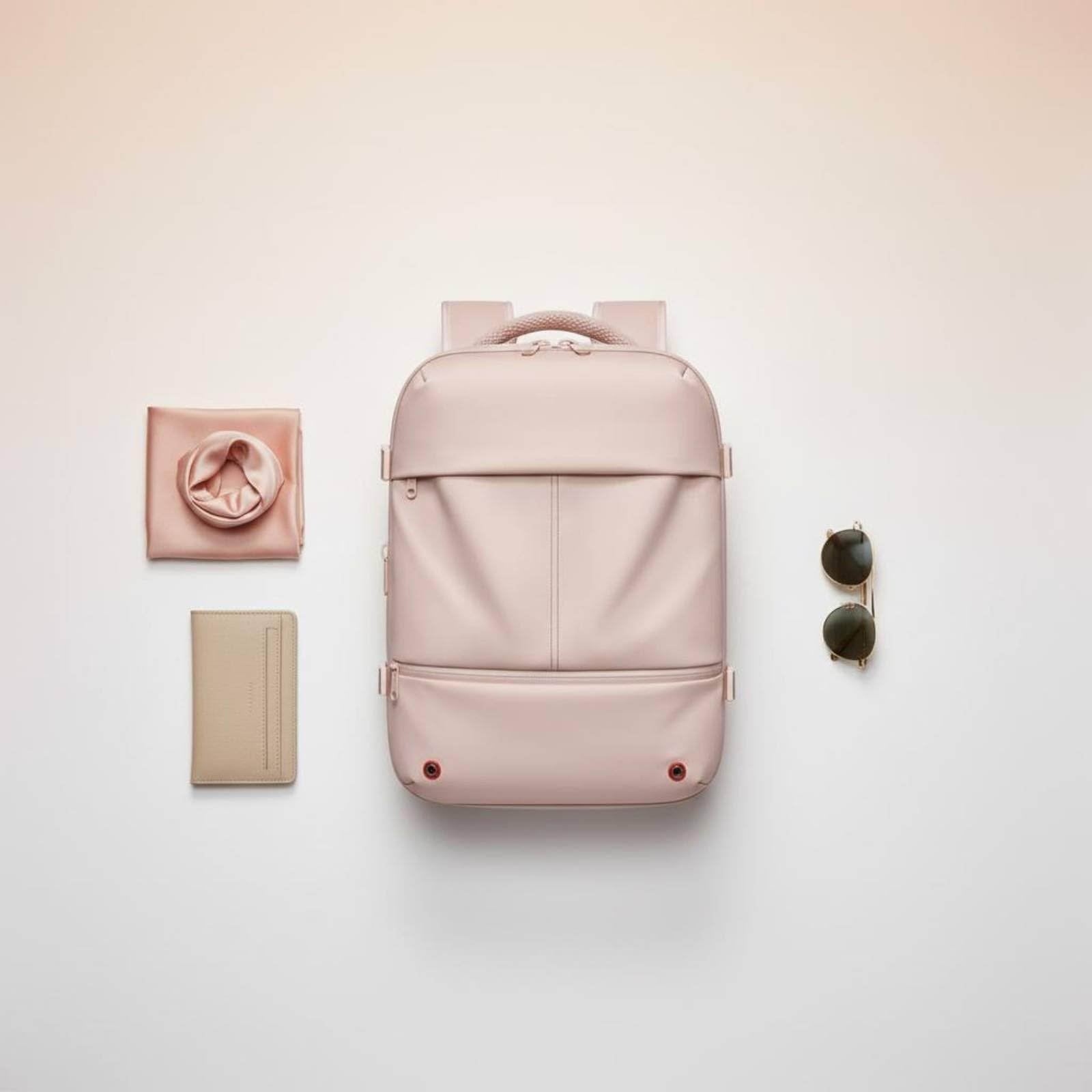 Baoblaze Zaino da Viaggio Donna Zaino Espandibile Zaino Compressione Zaino Impermeabile Accesso Ricarica USB E USB C Scomparti per Vestiti E Toilette Adatto per Weekend Palestra Treni Lavoro