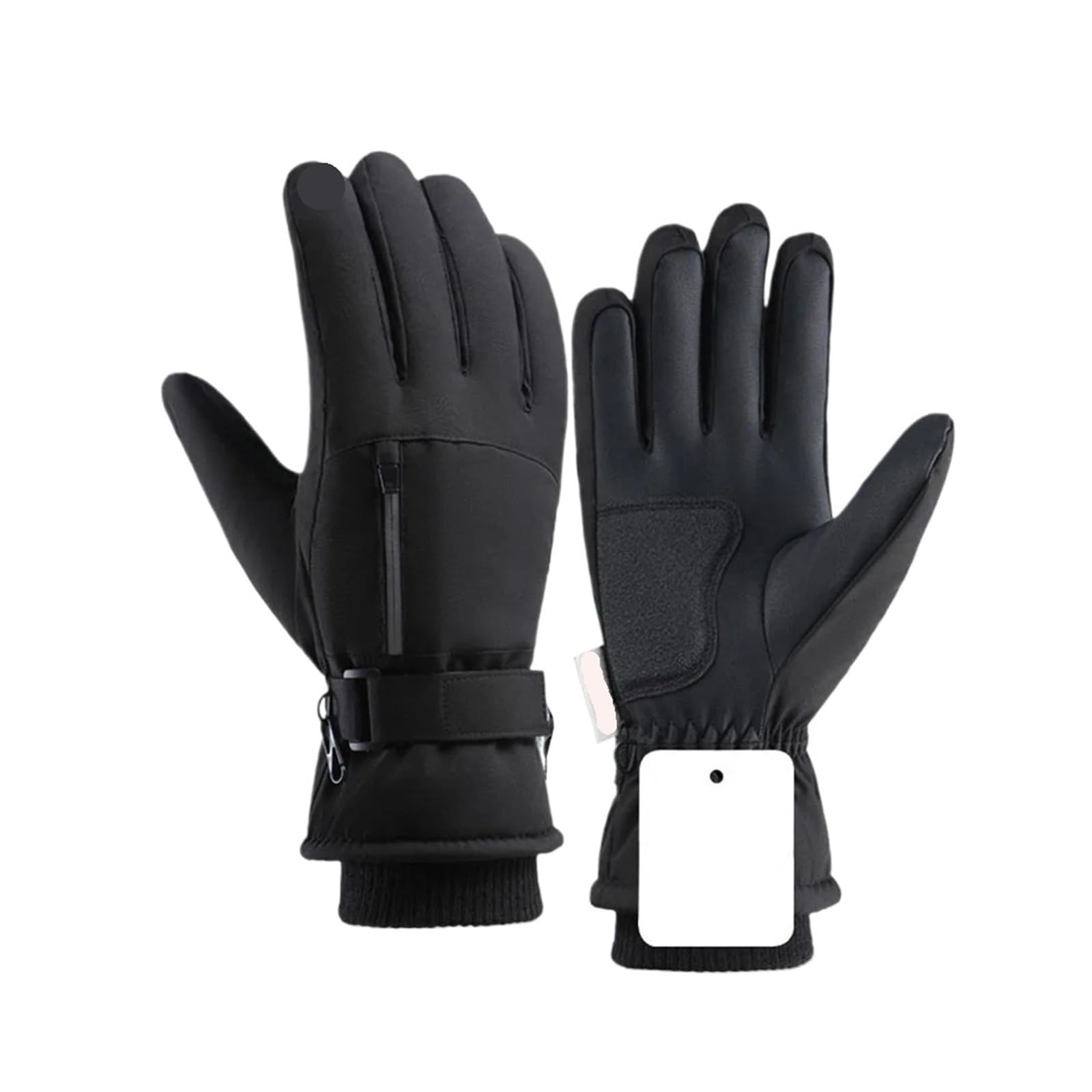 Generico Guanti termici invernali da sci touch screen impermeabili Sport all'aria aperta corsa caldi ciclismo pesca Uomo Donna