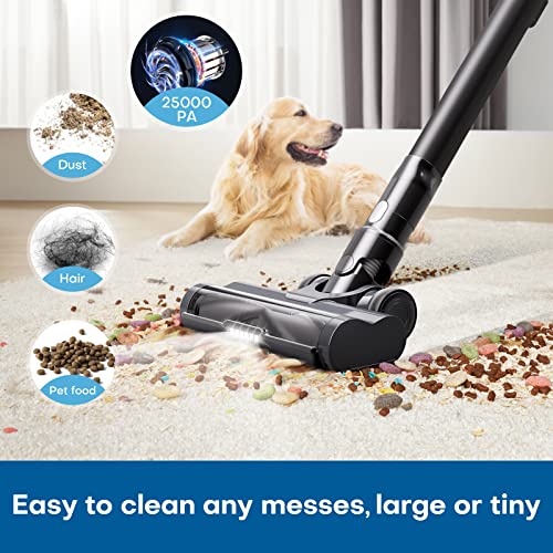 Busybudy Cordless Pet Vacuum Cleaner With Pet Brush, 8 In 1 Stick Vacuum Cleaner Cordless With Anti-Tangle Brush, Non-Fading Suction, Hepa Maintenance-Free, Perfect For Pet Hair And Hard Floor #TOP1