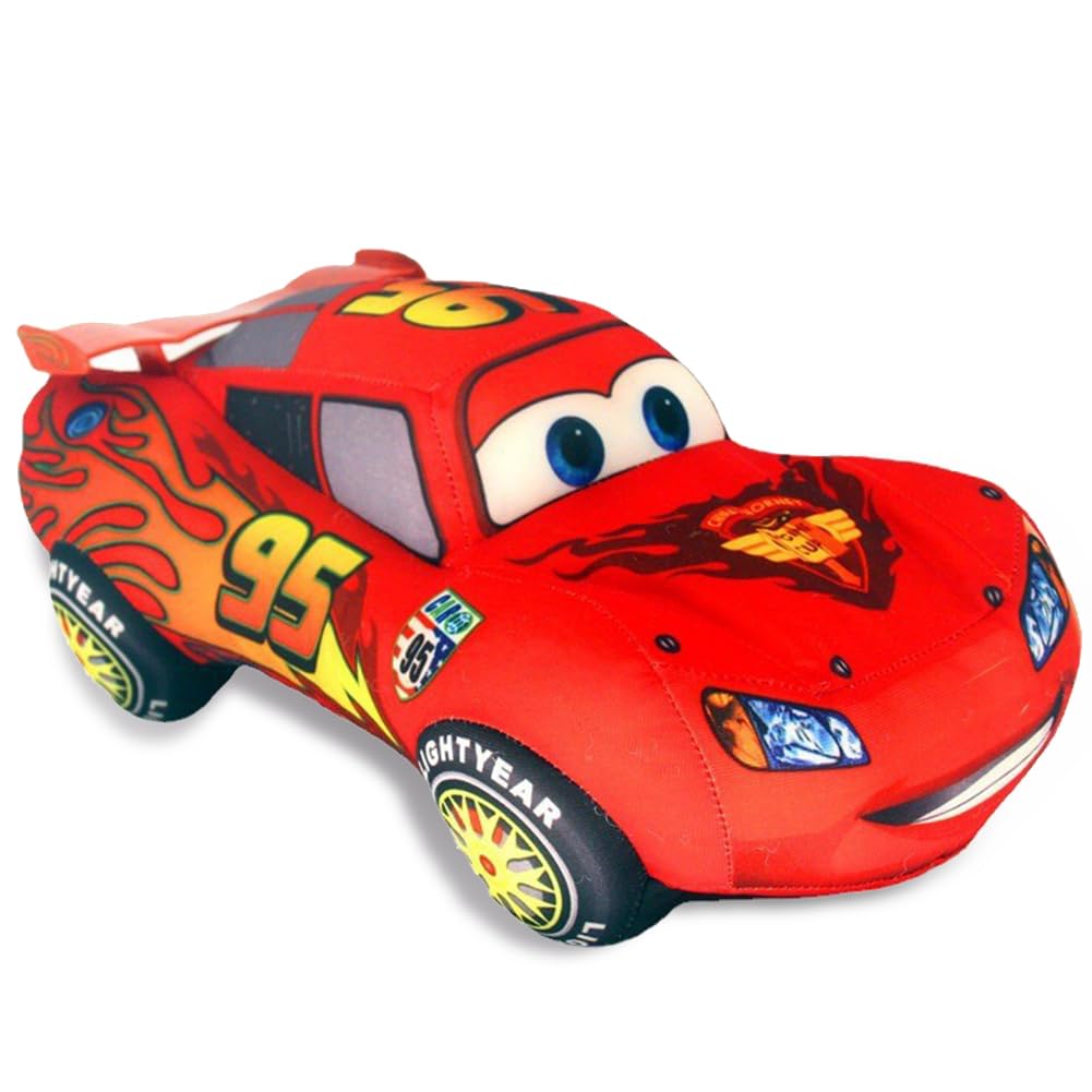 Ksopsdey Juguete De Peluche Lightning McQue-en，Car Muñeco de Peluche,Mcqueen Juguete de Anime,Juguete de Dibujos para Regalos de Fiesta de Cumpleaños para Niños y Niñas 25 CM