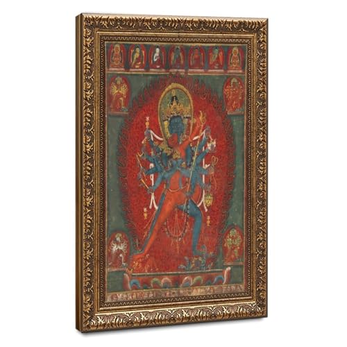 Chakrasamvara impression toile grand format pour sublimer un mur vide