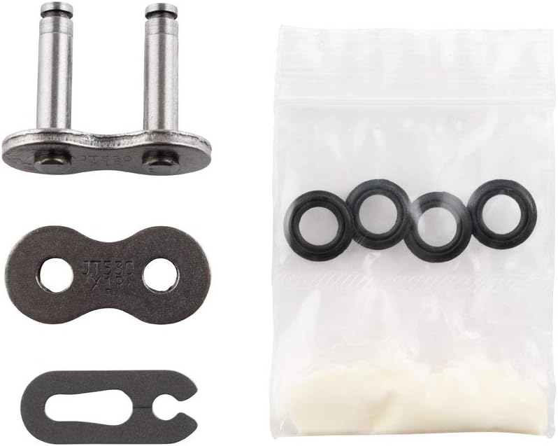 JT Chain JTC530X1R100RL (530 Series) Black Steel 100 Link Heavy Duty X-Ring Chain with Connecting Link