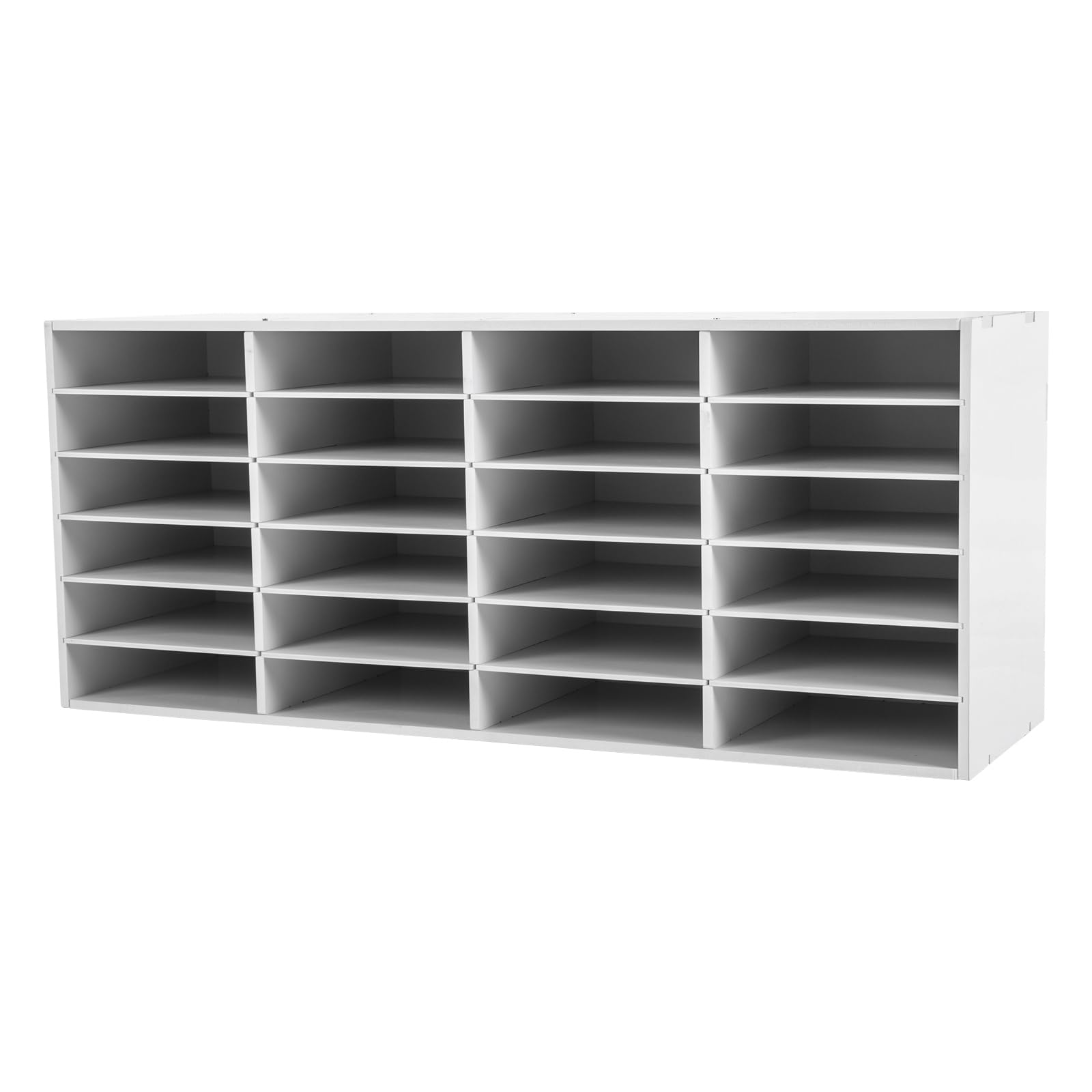24 Fächer Dokumentenablage, Schreibtisch Weiß Organizer Schreibtisch Briefablage Büro Organizer Aktenhalter Hause Ablagefächer Ablagesystem