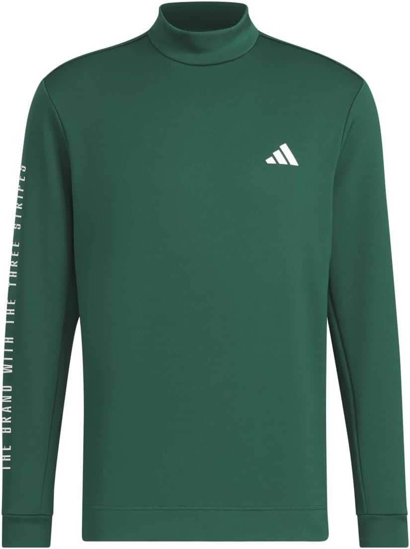 新品 XL ゴルフアディダス裏起毛インナーコンプレッションモックネック