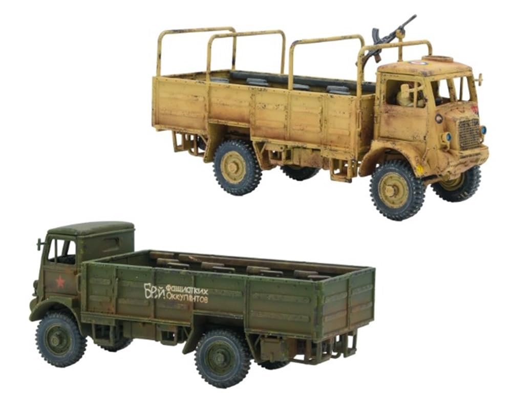Warlord Games Bedford QLT Troop Transport – Camion miniature en plastique de l'armée britannique 1:56/28 mm pour l'action de boulons, figurines très détaillées de la Seconde Guerre mondiale