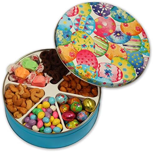 Easter Day Gift Basket Filled with Assorted Candies, Chocolates, Nuts, Sweet Treats for Men Women Boys Girls Boyfriend Girlfriend Prime Delivery