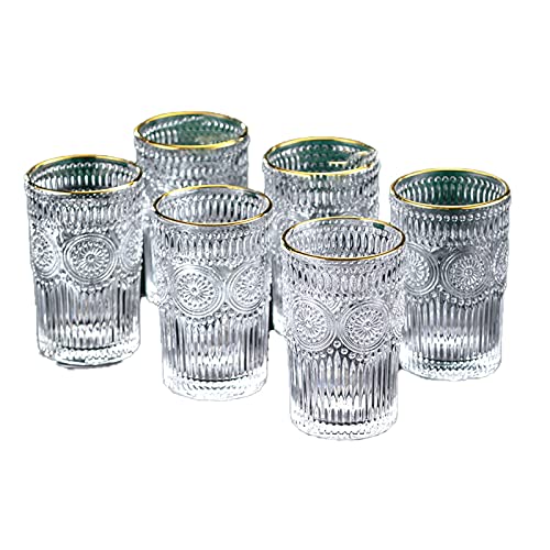 Juego de 6 vasos de vidrio 360 ml