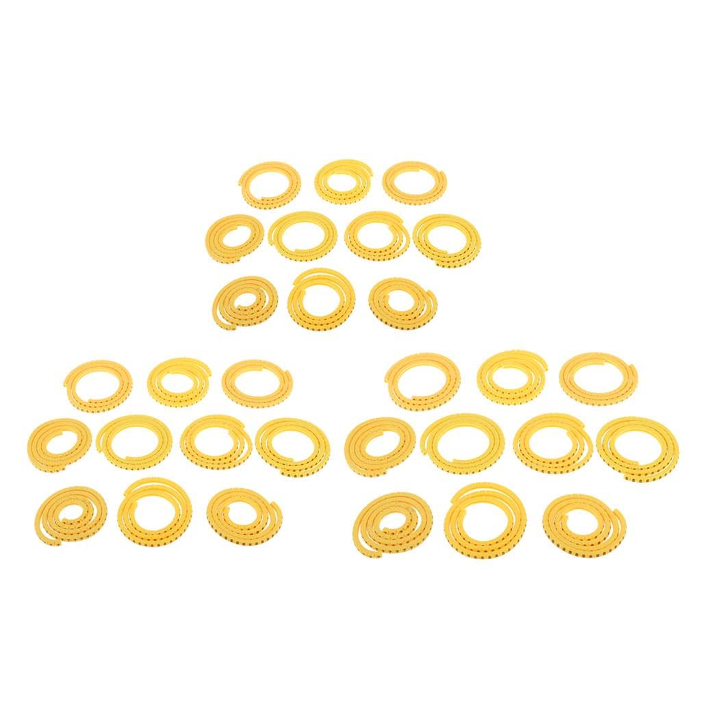 Lyla 4000Pcs Yellow Network Cable Markers Identification Labels Managment No 0-9-image-19