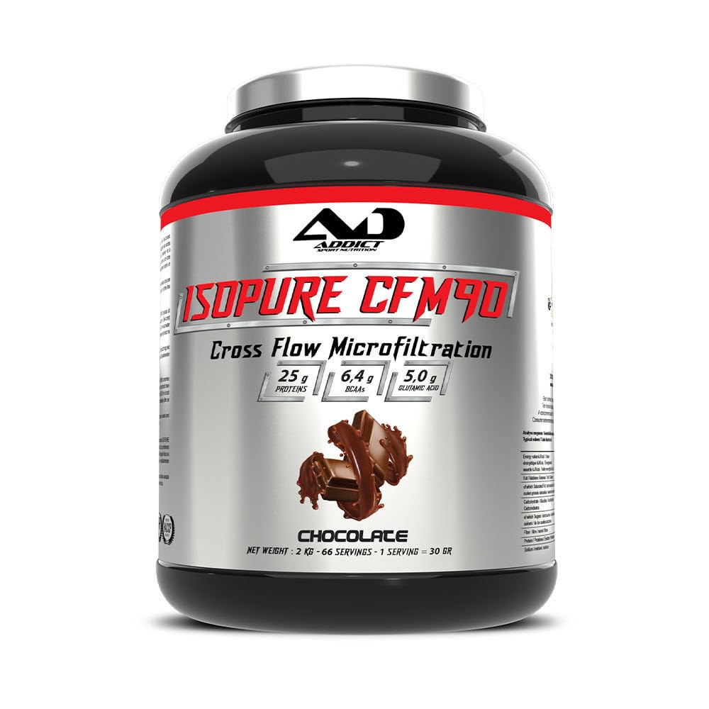 Addict Sport Nutrition | Isopure Cfm 90 (2kg) | Whey Isolate | Très haute qualité de whey