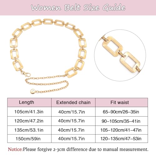 Chain Belt for Women Metal Chunky Waist Belts for Dresses4