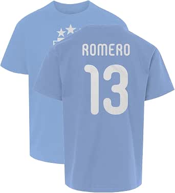 Argentina 13 Romero Tribute Soccer Fans 2-Sided Youth Unisex T-shirt
