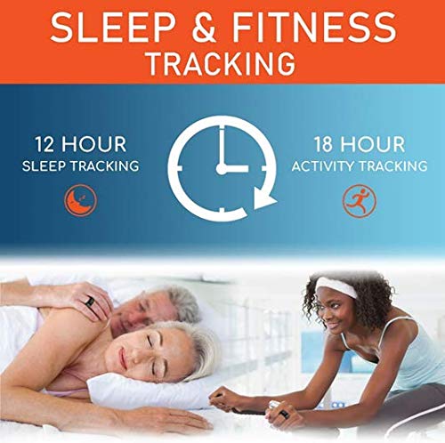 BodiMetrics CIRCUL Sleep and Fitness Ring - Tracks Heart Rate, Steps, Distance & Calories Burned, Monitors Blood Oxygen Saturation Levels Day and Night with Sleep Stages, Works with iOS and Android - Thumbnail 2
