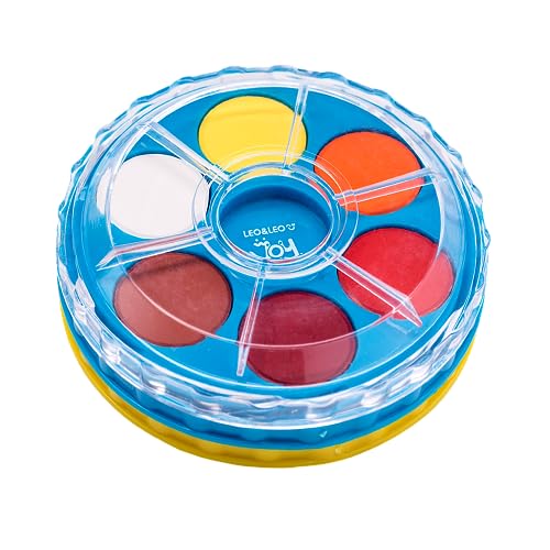 AQUARELA JOY - 12 CORES - ESTOJO EMPILHÁVEL LEO&LEO
