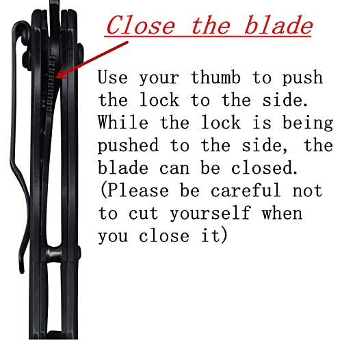 ALBATROSS EDC Cool Sharp Tactical Folding Pocket Knife,SpeedSafe Spring Assisted Opening Knifes with Liner Lock,Pocketclip,Glass Breaker,Seatbelt Cutter - Image 3