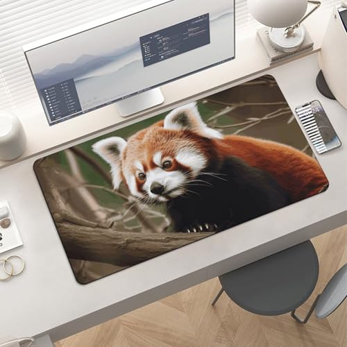 Protector para Escritorio Grande con Panda Rojo y Base Antideslizante miniatura 6