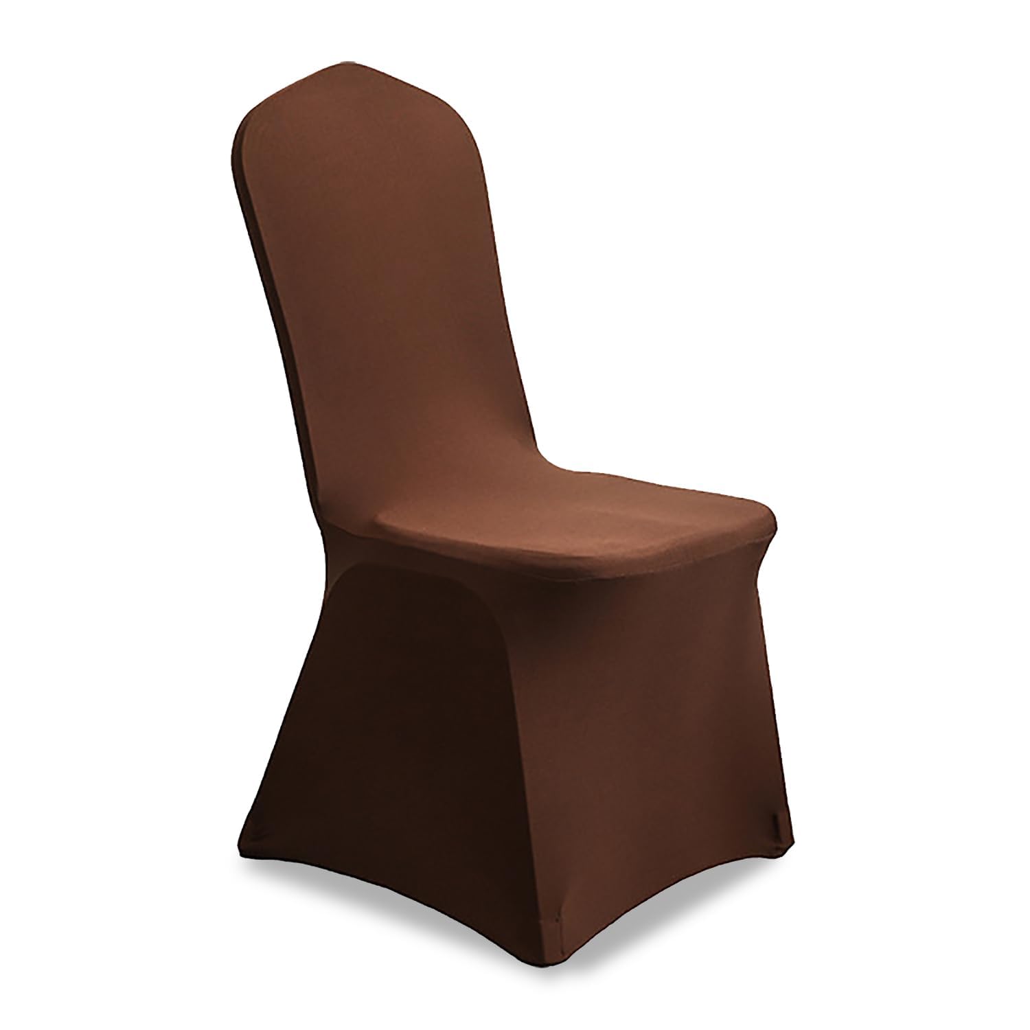Housse de chaise extensible lot de 2 beige en élasthanne pour décoration