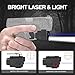Solofish 800 Lumens Adjustable Pistol Light Laser Combo, Strobe Function Blue Laser and Tactical Light Fits for Full Size with Rail