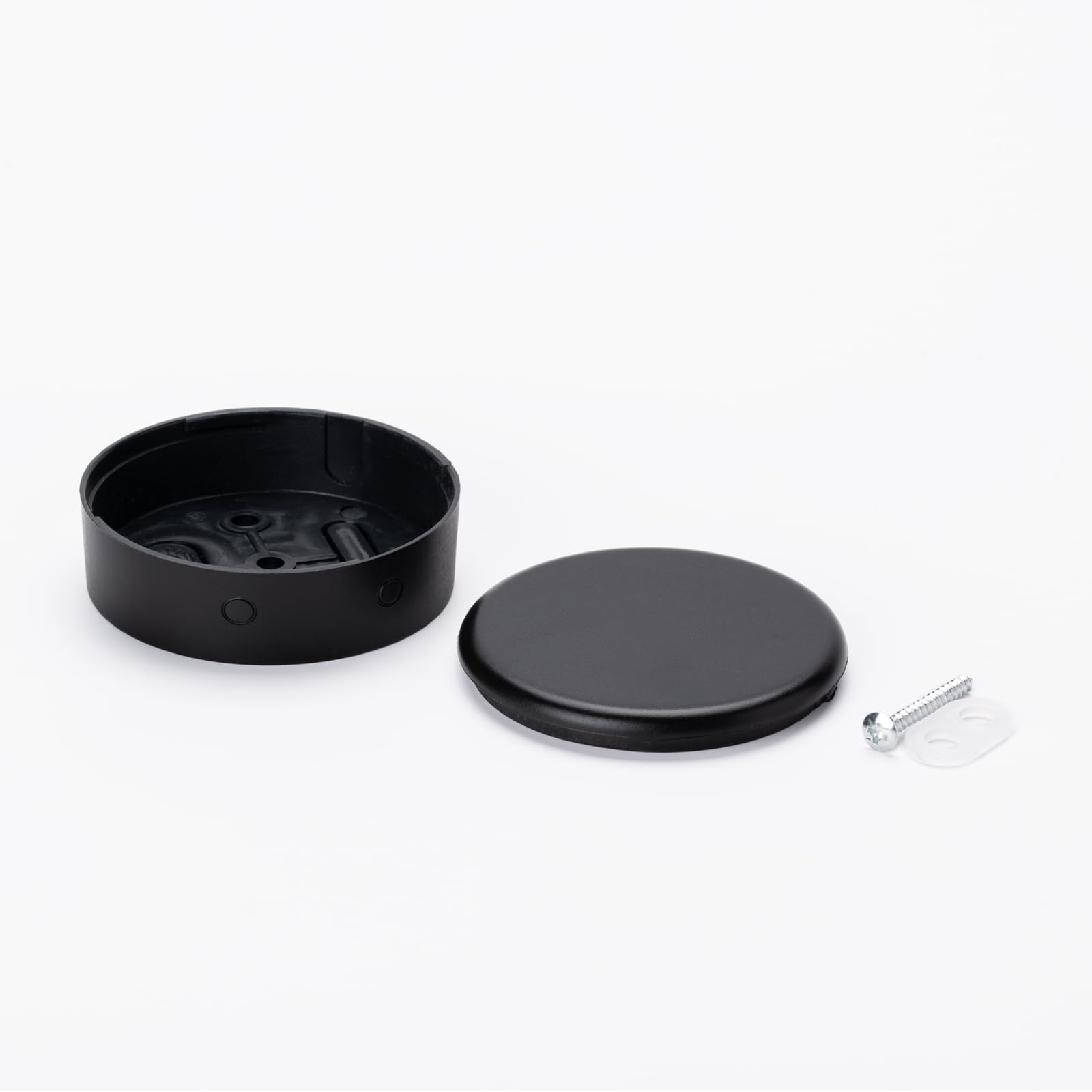 ORION LIGHTSTYLE Junction Box PVC Canopy Ceiling Box Rosette Junction Box Cover, Black, 1 Piece, Round, 70 mm - Image 3