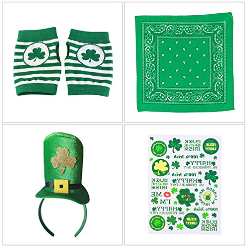 PretyzOOM 1 conjunto de acessórios para fantasia de Dia de São Patrício para acessórios de fantasia