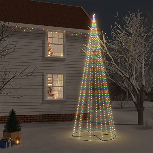 Festnight Led Weihnachtsbaum Aussen 500x160 cm 732 LEDs Beleuchtet...