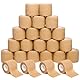 Selbsthaftende Bandage 5 x 450 cm (12 Rollen), Fixierbinde Selbsthaftend für Verstauchungen, Schwellungen, Erste Hilfe und Schutz beim Sport (Beige 24 Pcs)