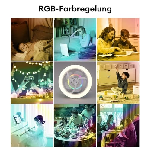 Luminária Ventilador de Teto LED 50W, Rotação 360°, Controle Remoto, Branco