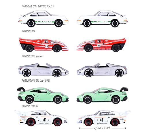 Majorette Pack 5 Porsche Racing - vue 5