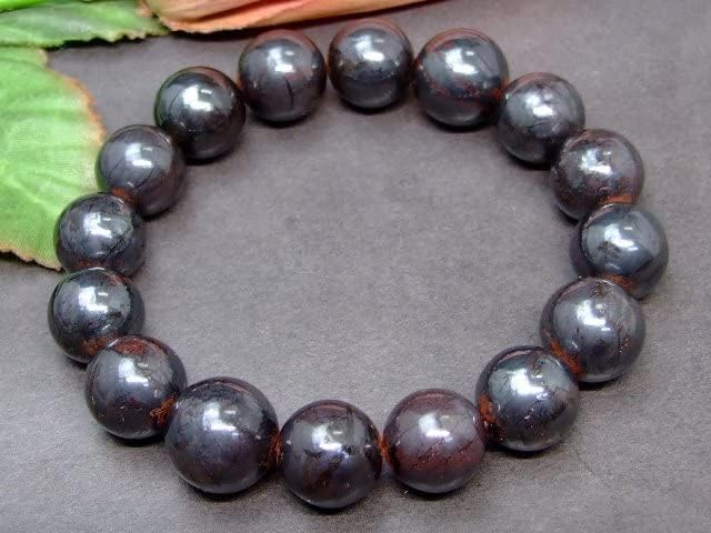 スギライト4mm 天然石ブレスレット 世界三大ヒーリングストーン ブレスレット haruitibann 通販 13158542｜Creema(クリーマ) [hinryo] 60856 スギライト 13mm～14mm A ブレスレット 内径18cm ポーチ付き 鑑別済・本物保証 天然石