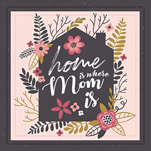 Mom Gifts from Daughter, Son or Daughter in Law, 7x7" Tile Artwork for Mothers, Mother's Day, Birthday Long Distance Cool Gift Ideas, Meaningful Quotes Art Prints for Mommy, Home Signs Decor Presents