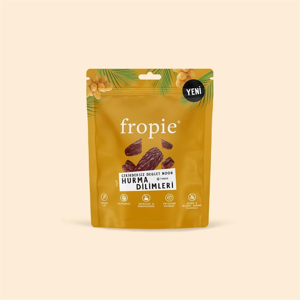 Fropie Çekirdeksiz Hurma Dilimleri - Deglet Noor 75 gr