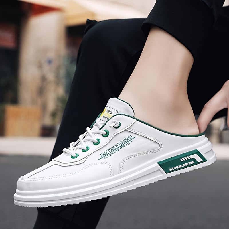 Men's Streetwear Hollow Out Mule Loafers - Breathable Non-Slip Slip-On Shoes for Outdoor Casual Wear, Comfort Walking & Urban Style3