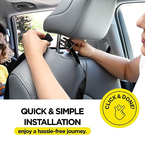 Image of lebogner Back Seat Cover for Kids, 2 Pack X-Large Waterproof Kick Mats Backseat Protector, Durable Car Seat Back Protectors for Vehicles to Protect from Dirt, Mud & Scratches, Fits Most SUVs and Vans
