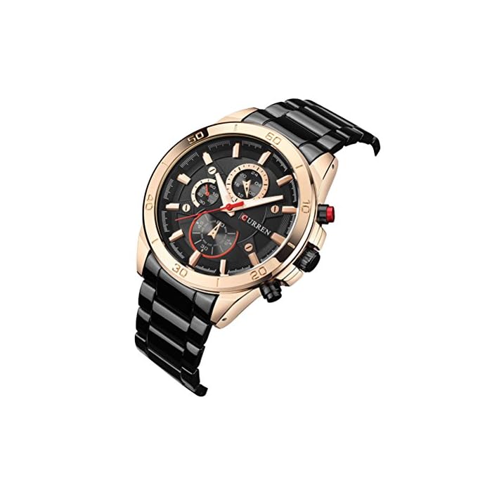 CURREN 8275 Luxury Tungsten Acero Reloj para Hombres de Negocios Relojes de Pulsera Deportivos análogos Ocasionales - Imagen 9