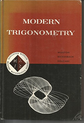 Modern Trigonometry Modern Mathematics Series B000J4N96Y Book Cover