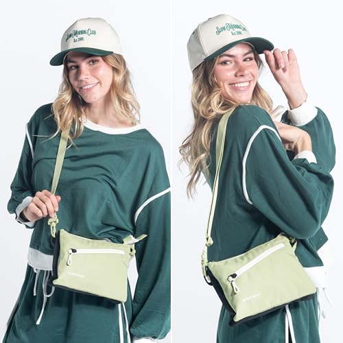 Image of Sherpani Zoom, Small Crossbody Purse, Nylon Crossbody Bag, Lightweight Cross Body Bag, Sleek Dual Pouch, Purses for Women