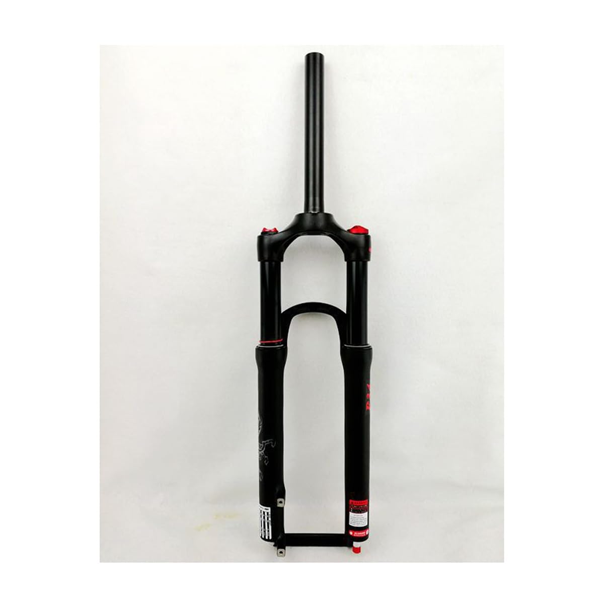 Horquilla de suspensión para Bicicleta de montaña MTB de 26, 27.5 y 29 Pulgadas con Ajuste de amortiguación, Horquilla Delantera de 1-1/8", Tubo Recto, Recorrido de 100 mm, Libera