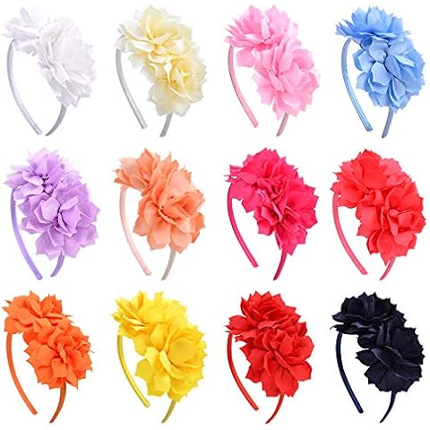 3 Pieces flower Hair Hoops Headband, Hair Hoop Headwear Hair Accessories for Women.(LDZ46) (B) Cover