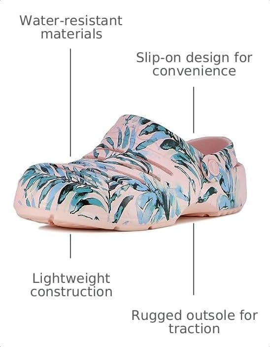Image of Nautica Women's Classic Slip-On Clogs - Comfortable Crafted Clog Water Shoes for Garden and Casual Wear