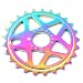 KHE MVP BMX 7005 Aluminium Chain Ring 25 Teeth Oil-Slick Jet Fuel CNC Only 0.12lbs