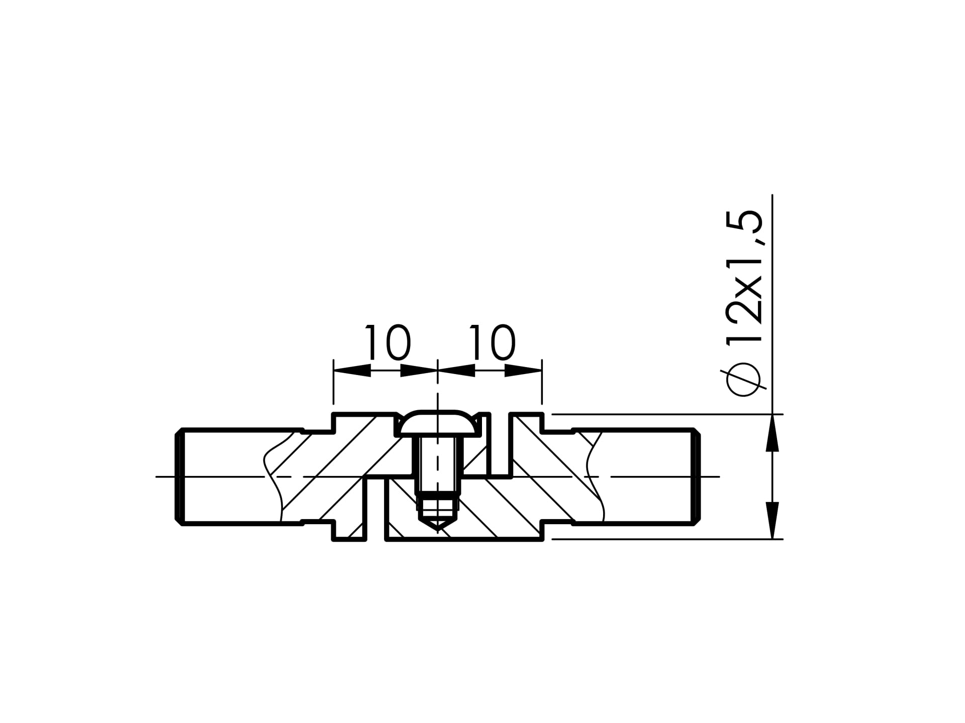 Sellon24® Connettore in acciaio inox regolabile per tubi 12,0 x 1,5 mm, per ringhiera, arco rotondo, regolabile, tubo rotondo in acciaio inox, raccordo V2A