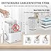 Water Dental Flosser,Water Teeth Cleaner 2 Jet Tips and 10 Pressure Levels, 900ML Large Water Tank Oral Irrigator for Family (White)